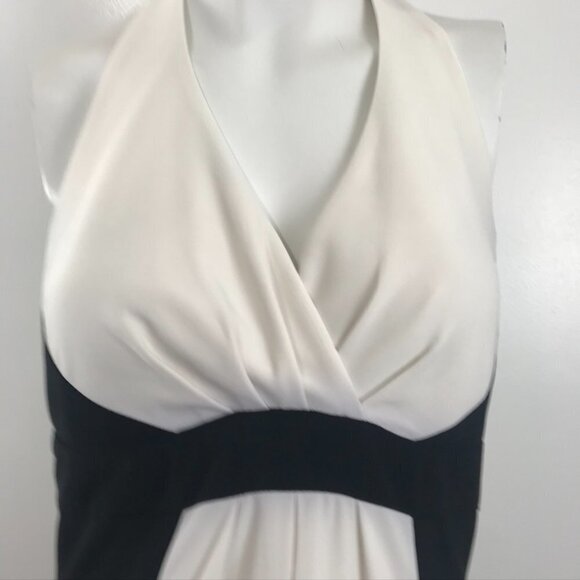 Frank Lyman White & Black Halter Dress - Picture 5 of 6